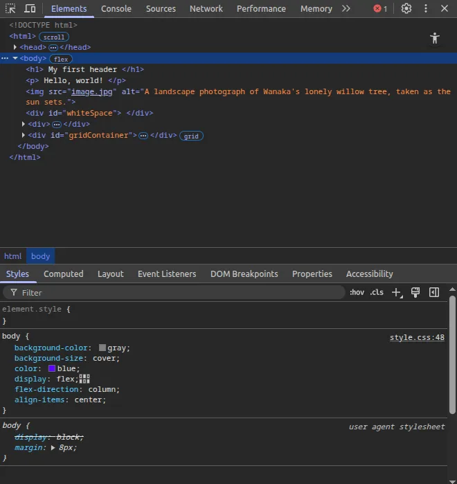 Chrome Dev Tools